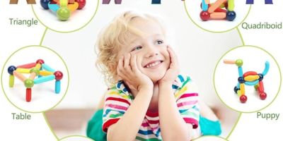 Unlock Creativity with COUOMOXA Magnetic Building Blocks – A Must-Have STEM Toy for Kids!