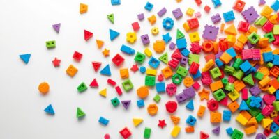 Magnetic building blocks that grow with your child