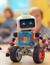 Screen-free programmable robots for 8-year-olds