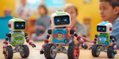Screen-free programmable robots for 8-year-olds