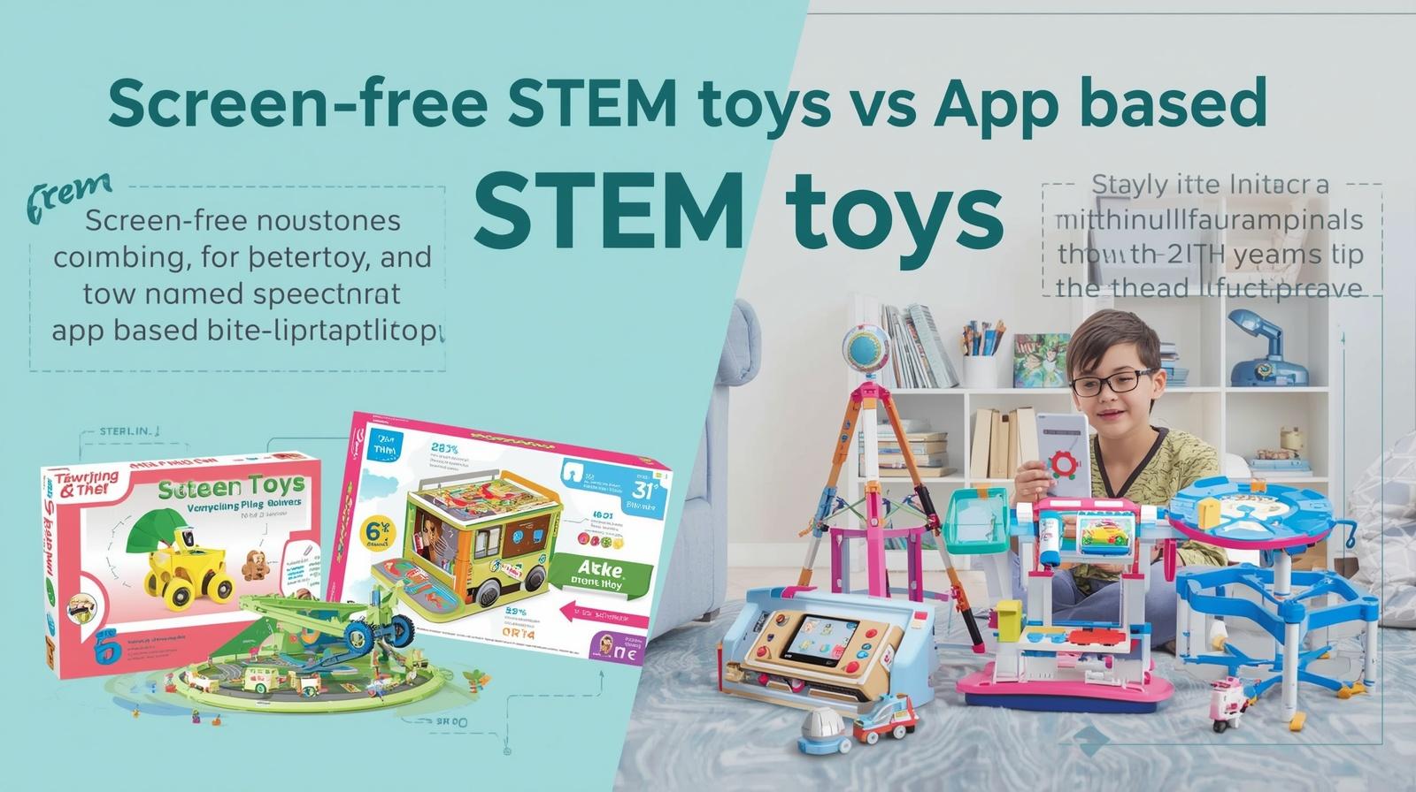 Screen-Free vs App-Based STEM Toys: What Parents Should Know